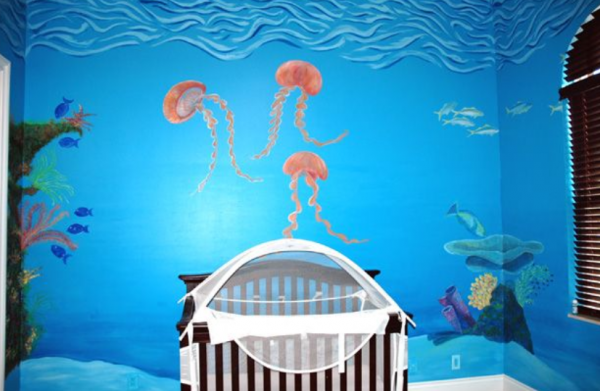 Kamar Bertema Dunia Bawah Laut